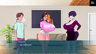 i'm watching this old slut with big tits deepthroat monster cock in threesome, it's so hot