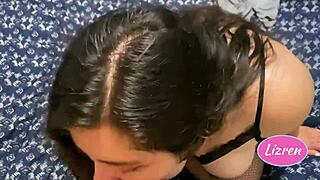 lizren sucking dick nice in 69 position, it's so hot