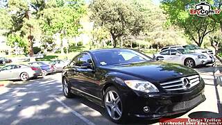 I watch busty dark haired slut with natural tits get a facial