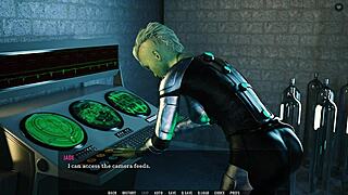 She wants to be fertilized in this hentai!