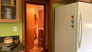 yo, country girl with natural tits scores her first creampie