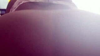 big ass ebony riding in pov scene