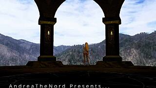 fallen princess gets banged in titty fuck threesome