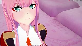 Zero Two Has Hard Sex In POV With Darling In Franxx