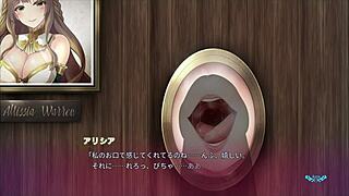 Oh, big sister is sucking me through the wall hole!