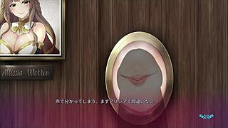 Oh, big sister is sucking me through the wall hole!