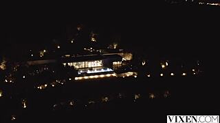 Vixen threesomes keep you warm with muff diving and doggystyle