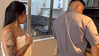 i follow a housewife to avoid cutting her gas