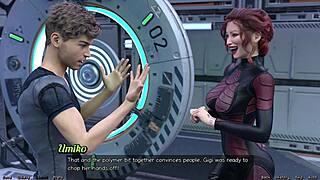 i'm stranded in space, and this mad scientist is experimenting on me with curvy naked body, oh no!