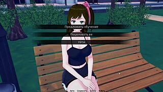 Hardcore Mommy Slut Fucks Big Cock in HS Tutor Gameplay Part 14