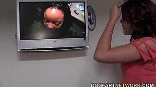 Jaydence Rose Sucks Two Huge Gloryhole BBCs