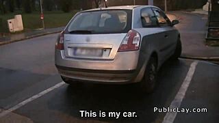 Watch this couple bang indoors after public pickup