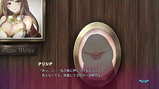 Oh, big sister is sucking me through the wall hole!