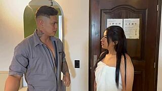 i follow a housewife to avoid cutting her gas