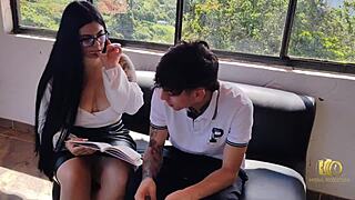 Professor Antonella Teaches Young Student A Lesson By Fucking Him In Dorm