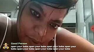 brazilian bbw teaser shows off big tits on webcam 😍