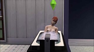 Marjorie's solo pleasure in The Sims 4: Wicked Whimsville SE Episode 2