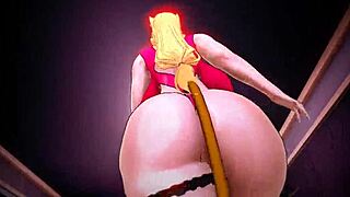 kiki with big tits walks fully in cute 3d cartoon