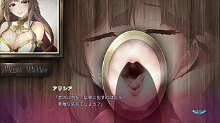 Oh, big sister is sucking me through the wall hole!