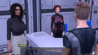 i'm stranded in space, and this mad scientist is experimenting on me with curvy naked body, oh no!