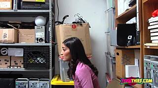 Officer Emily Gets Her Punani Filled With Big Cock At Work