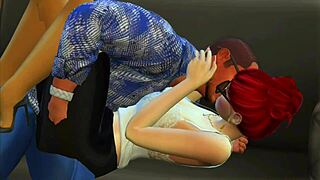 In the car service center, the boss fucks a fat customer wearing heels