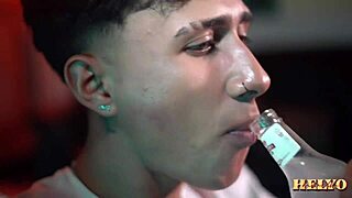 teen orgy with twins and brother, three cocks in play.