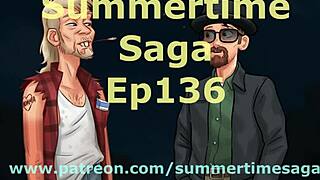 Summertime Saga episode 136 features cartoon anime hentai scenes.