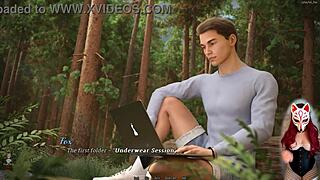 Kan du motstå denne søte små blondinen i gjennomsiktig lingerie?