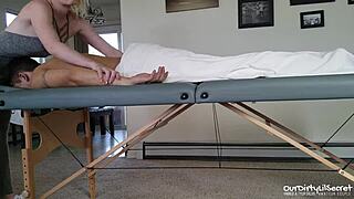 Young beauty gets a happy ending with a facial