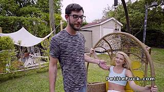 Cock hungry petite spinner rides monster cock pov