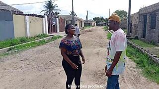 Young Girl Meets Guy On Street For Outdoor Ass Fucking