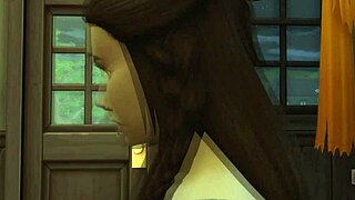 This is a Scream 1 1996 intro remake as a Sims 4 Halloween special