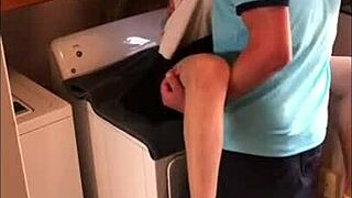 hey neighbor boy, take me now in this laundry room