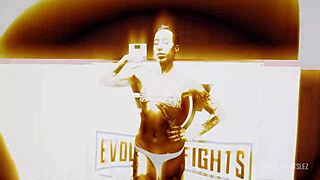 Interracial lesbian sex fight with Andre Shakti and Paris Love