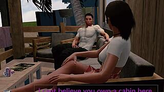 Jack and Emma spanked in paradise: an intriguing hentai twist