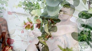 The cameraman participates in a group gathering event