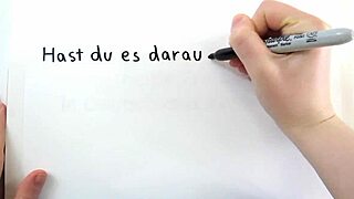 nice, a quick german bang in the kitchen! 🔥