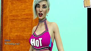 fucking my ebony stepmom in the shower, sucking her tits and assfucking hard with big black cock