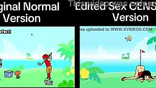 Comparing Original and Sex Censored Versions of Rhythm Heaven Fever