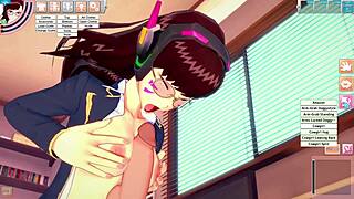 D.Va, get fucked in the room now!