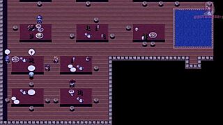 In Bravely Default's wedding, the hero looks for his partner bathing.