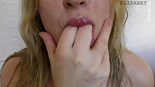 bunny in lingerie teases with anal plug and dildo in steamy solo play.