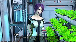 Stranded in space meeting shy emo girl in game