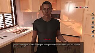 Alex jerks off watching landlady's nude yoga poses