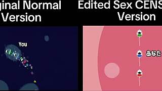 Comparing Original and Sex Censored Versions of Rhythm Heaven Fever