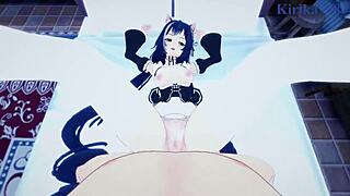 Karyl and Arisa engage in intense POV sex with creampie in Princess Connect Re Dive hentai