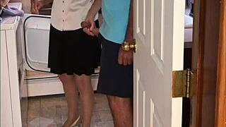 hey neighbor boy, take me now in this laundry room