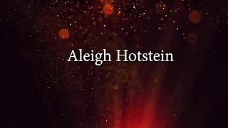 Busty brunette beauty aleigh hotstein screws her wet snatch