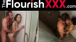 Chad White teaches Asian girl a hard bondage lesson with big dick. She’s bound tight for hidden voyeur action.